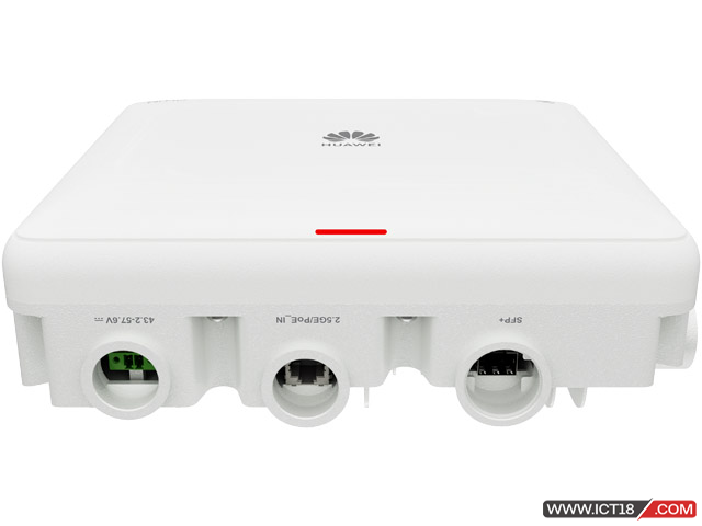 华为坤灵eKitEngine 5776RS-X6无线AP WIFI 7室外无线AP eKitEngine5776RS-X6 (11be室外型,2+4双频,内置定向天线,USB,蓝牙) 推荐并发用户数80,整机数率6.45Gbps,支持USB接口扩展外置IOT,支持1*2.5GE电口+1*10GE光口