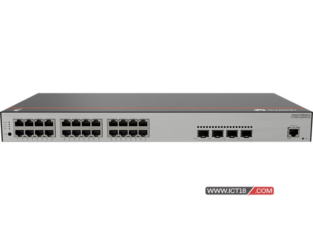 华为坤灵S1730S-S24P4X-A3交换机 eKitEngine S1730S-S24P4X-A3(24个10/100/1000BASE-T以太网端口(400W PoE+),4个万兆SFP+,内置交流供电) 交换容量502Gbps/5.02Tbps，包转发率96Mpps