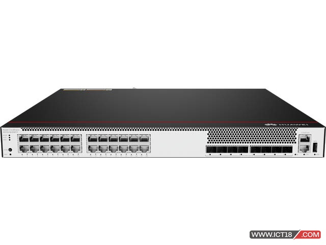 华为S5755-S24N8YZ交换机｜24口2.5G+8×25GE上行，中小型组网高性价比优选