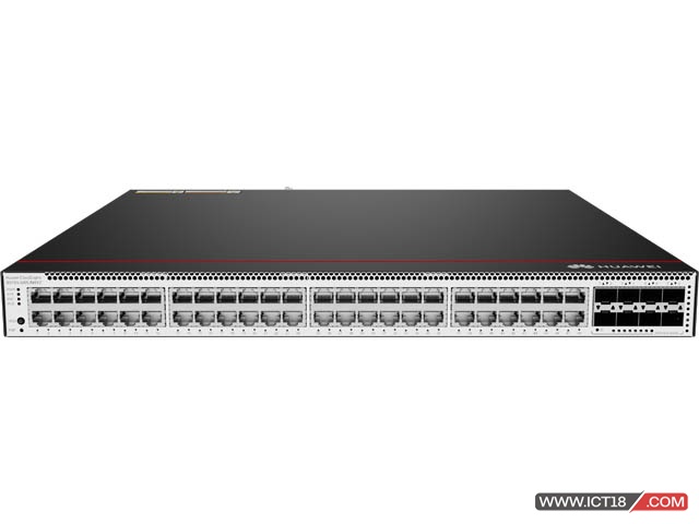 华为S5755-S48UN8YZ交换机｜48口2.5G PoE++端口+8口25GE上行，高密度万兆组网全能之选