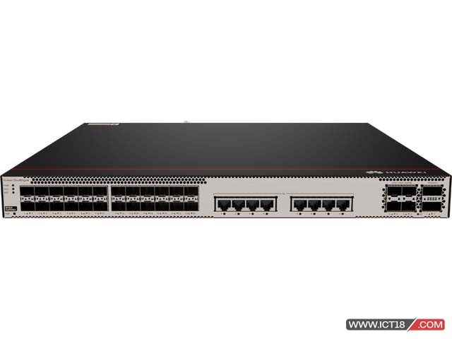 华为CloudEngine S5755-H24J8T4Y2CZ交换机 S5755-H24J8T4Y2CZ(24个2.5G SFP,8个10/100/1000BASE-T 以太网端口,4个25GE SFP28,2个100GE QSFP28,支持子卡槽位,可选电源)